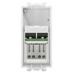Компьютерная розетка "Белое облако" "Avanti" RJ-45 модульная, кат. 6А, 1 мод | 4400371 | DKC
