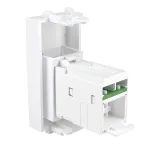 Компьютерная розетка "Белое облако" "Avanti" RJ-45 модульная, кат. 6А, 1 мод | 4400371 | DKC