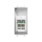 Компьютерная розетка "Белое облако" "Avanti" RJ-45 модульная, кат. 6А, 1 мод | 4400371 | DKC