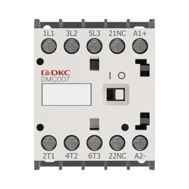 Миниконтактор YON DMC007 7A 3кВт AC3 3P кат. 24В DC 1НО