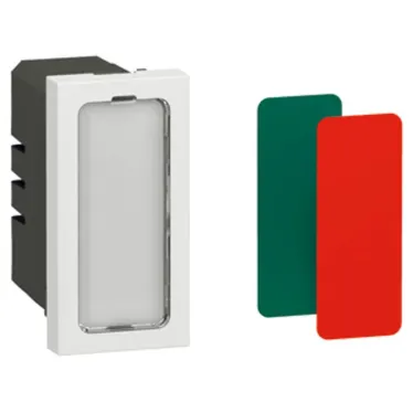 Одинарная лампочка подсветки - Программа Mosaic - 230 В - 1 модуль - белая | 078501 | Legrand