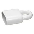 Розетка 2P 6А, с кольцом, белый Helium | 050166 | Legrand
