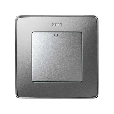 Simon 82 Клавиша для двухполюсного выключателя, S82 Detail алюминий | 82031-93 | Simon