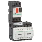 Пускатель магнитный 9А - 24B реверсивный GV2-ME06 1-1.6А GV2DM2