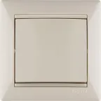 VALENA Переключатель одноклавишный в рамку слоновая кость