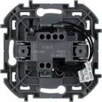 Выключатель одноклавишный с подсветкой/индикацией - Legrand Inspiria - 10А 250В безвинтовые зажимы - антрацит