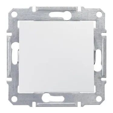 Sedna Белый Выключатель 1-клавишный 10А , IP44 (сх.1) | SDN0100321 | Schneider Electric