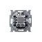ABB Basic 55 Сл. кость Выключатель 2-клавишный с подсветкой | 1012-0-2157  | 2CKA001012A2157 | ABB