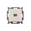ABB Basic 55 Сл. кость Выключатель 1-клавишный с подсветкой | 1012-0-2156  | 2CKA001012A2156 | ABB
