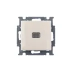 ABB Basic 55 Сл. кость Выключатель 1-клавишный с подсветкой | 1012-0-2156  | 2CKA001012A2156 | ABB
