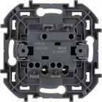 Выключатель двухклавишный с подсветкой/индикацией INSPIRIA 10 AX 250 В~ белый