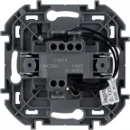 Выключатель одноклавишный с подсветкой/индикацией - Legrand Inspiria - 10А 250В безвинтовые зажимы - алюминий