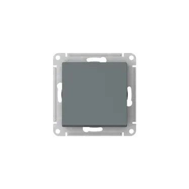 ATLASDESIGN 1-клавишный ПЕРЕКЛЮЧАТЕЛЬ, сх.6, 10АХ, мех., быстрозажим. клем., ГРИФЕЛЬ