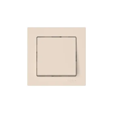 ATLASDESIGN 1-клавишный ВЫКЛЮЧАТЕЛЬ, сх.1, 10АХ, в сборе, быстрозажим. клем., БЕЖЕВЫЙ