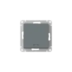 ATLASDESIGN 1-клавишный ВЫКЛЮЧАТЕЛЬ с подсвет.,сх.1а, 10АХ, мех., быстрозажим. клем., ГРИФЕЛЬ