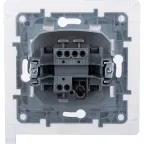 Переключатель одноклавишный IP44 - Legrand Etika - 10А 250В безвинтовые зажимы - слоновая кость