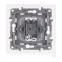 Переключатель одноклавишный IP44 - Legrand Etika - 10А 250В безвинтовые зажимы - слоновая кость