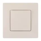 Переключатель одноклавишный IP44 - Legrand Etika - 10А 250В безвинтовые зажимы - слоновая кость