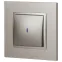 Выключатель Elegance 14-1102-16 с подсветкой, 10АХ-250В, титан