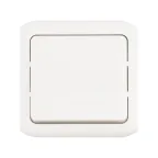 Quteo Переключатель одноклавишный наружный IP44 белый 10А