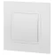 Переключатель Elegance 14-1103-01М , 10АХ-250В, белый матовый