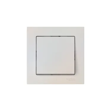 ATLASDESIGN 1-клавишный ВЫКЛЮЧАТЕЛЬ, сх.1, 10АХ, в сборе, быстрозажим. клем., ЖЕМЧУГ