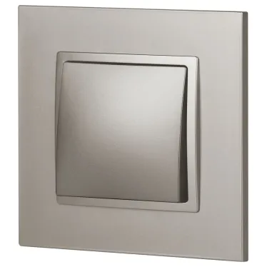 Переключатель перекрестный Elegance 14-1108-16 10АХ-250В, IP20, титан