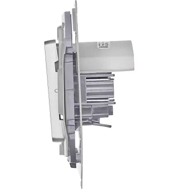 Переключатель IP44 INSPIRIA 10 AX 250 В~ алюминий