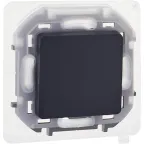 Переключатель IP44 INSPIRIA 10 AX 250 В~ антрацит