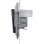 Переключатель IP44 INSPIRIA 10 AX 250 В~ антрацит