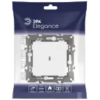 Выключатель Elegance 14-1102-01М с подсветкой, 10АХ-250В, белый матовый