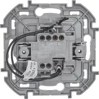 Переключатель одноклавишный с подсветкой/индикацией INSPIRIA 10 AX 250 В~ алюминий