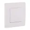 Переключатель одноклавишный IP44 - Legrand Etika - 10А 250В безвинтовые зажимы - белый