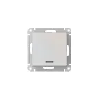 ATLASDESIGN 1-кл ПЕРЕКЛЮЧАТЕЛЬ с подсветкой, сх.6а, 10АХ, мех., быстрозажим. клем., ЖЕМЧУГ