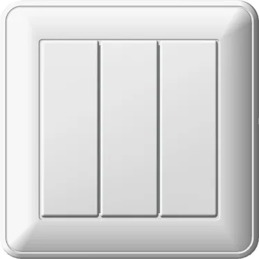 Wessen 59 Белый Выключатель 3-клавишный 16А (сх.05) (в сборе) | VS0516-351-18 | Schneider Electric