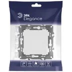 Кнопка Elegance 14-1111-01М , 10АХ-250В, белый матовый