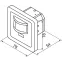 Датчик движения и освещенности 500W 12m 140° белый, SEN1A/LX2000 | 22016 | Feron