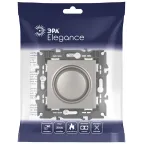 Светорегулятор Elegance 14-4101-16 поворотно-нажимной, 400ВА 230В, титан