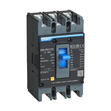 Выключатель автоматический NXM-125S/3Р 80A 25кА (R) | 131361 | CHINT