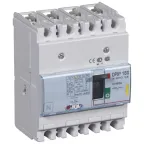 Выключатель автоматический четырехполюсный DPX3 160 80А 16кА