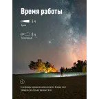 Фонарь налобный аккумуляторный, 3W, аккум. 3,7V 1,2Ah, 180Лм, 8 часов