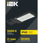 Светильник LED консольный уличный ДКУ 1013-120Д 5000К IP65