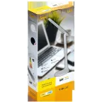 LIGHTING Светильник светодиодный настольный 2013 9Вт на подставке диммер ночник черный IEK