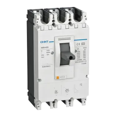 Выключатель автоматический NM8NDC-400Q TM 3P 250А 70кА с рег. термомаг. расцепителем (R) | 269320 | CHINT