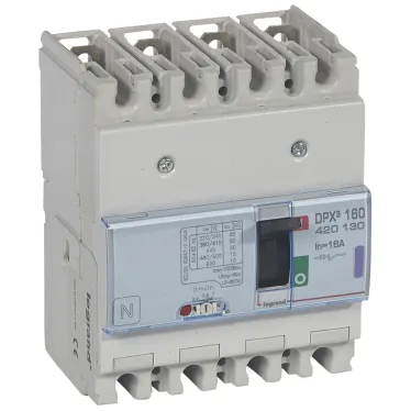 Выключатель автоматический четырехполюсный DPX3 160 16А 50кА