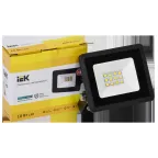 Прожектор СДО 06-10 светодиодный черный IP65 4000K IEK