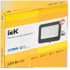 Прожектор СДО 07-100 светодиодный серый IP65 IEK
