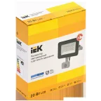Прожектор СДО 07-20Д светодиодный серый с ДД IP54 IEK