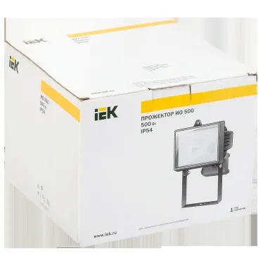 Прожектор ИО500 галогенный черный IP54 IEK