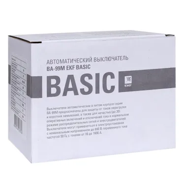 Автоматический выключательВА-99М 250/125А 3P 20кА EKF Basic | mccb99-250-125mI | EKF